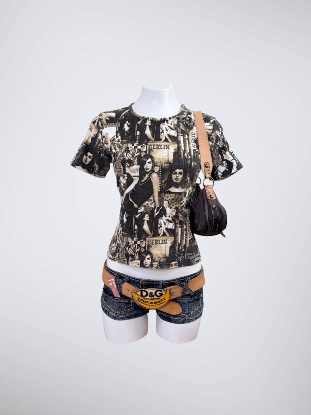 VTG Cop Copine Paris Berlin London Graphic Tee